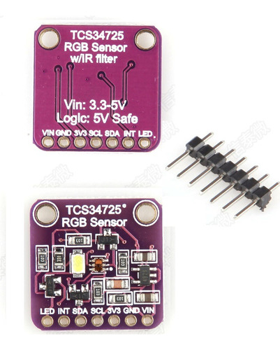 Módulo Sensor Color Rgb Tcs34725 Para Arduino Pic Esp32 Sgk