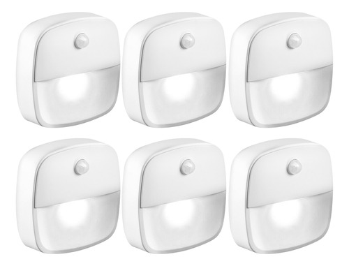 Lámpara Led Sensor Movimiento 6pcs Decoración Armario Baterí