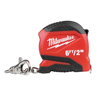 Flexómetro Tipo Llavero De Plástico 2m Milwaukee 48221706f | Envío gratis