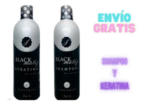 Kit Shampoo Black Matiz Y Keratina Black Matiz