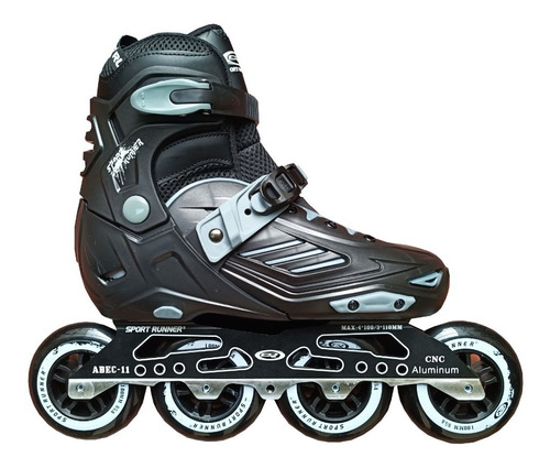 Patines Semiprofesinales Vcsports Black Magic Abec 13 Goma