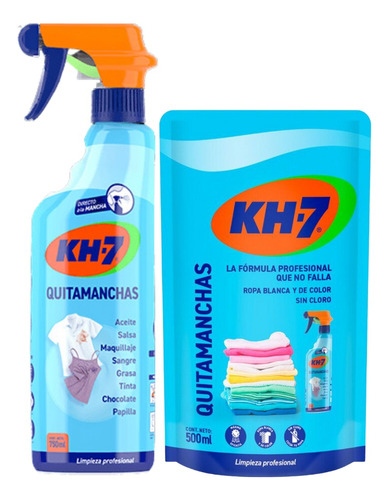 Kh7 Quintamanchas Ropa 750 Ml + Doypack 500ml