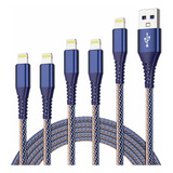 Cargador Para Cable Certificado Mfi De 5 Unidades 