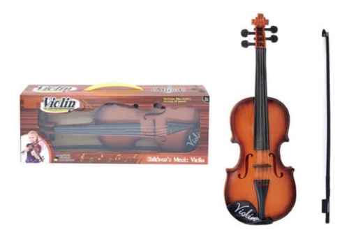 Violin De Juguete Simil Madera