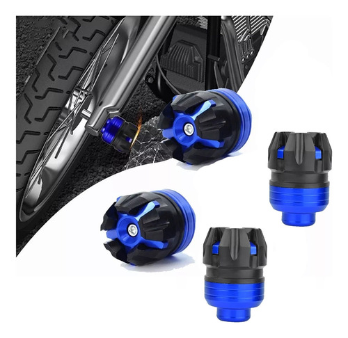 Slider Eje Llanta Universal Motocicleta 4pcs