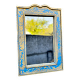 Espelho Decorativo Artesanal Madeira Rústico Colonial 60x40