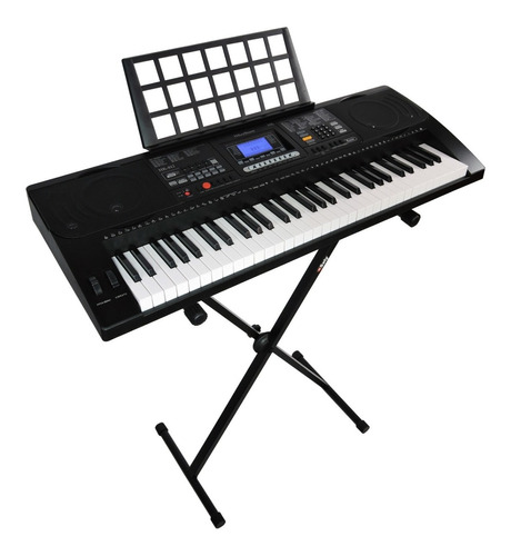 Teclado Musical 61 Teclas Hk-812- Prof Sensitive Usb+suporte