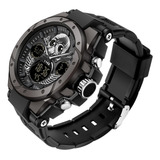 Reloj Calavera Deportivo Impermeable Calendario Para Hombre