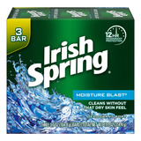 Irish Spring Jabón Desodorante, Moisture Blast, 3.7 Onzas .