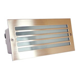 Foco Embutido Luz Baja Pasillo E27 Ip44 Inox Technolamp