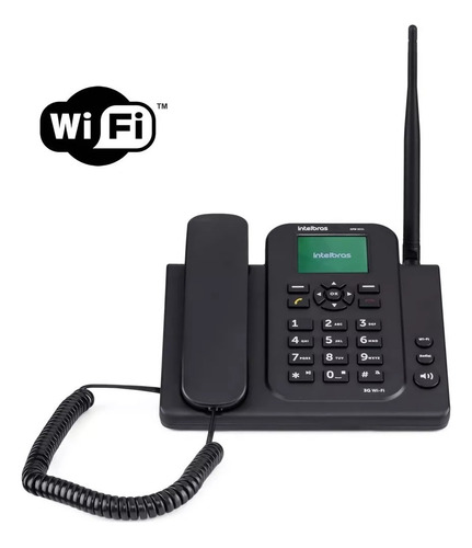 Telefone Celular Fixo Intelbras Cfw9041 Rural Wi-fi 4g Preto