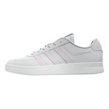 Tenis Mujer adidas Breaknet - Blanco-rosa