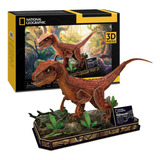 Rompecabezas En 3d Velocisaurus Nat Geo - 63 Piezs 3d Puzzle