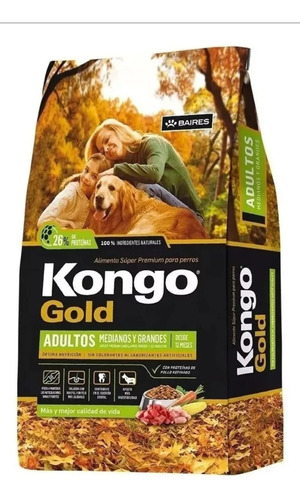Kongo Gold Perro Adulto X 21 Kg