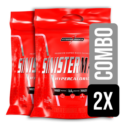 Combo 2x Suplemento Hipercalórico Para Crescer Mais Rápido