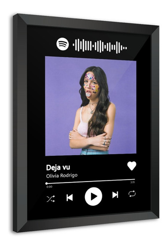 Quadro Interativo Do Spotify Olivia Rodrigo   