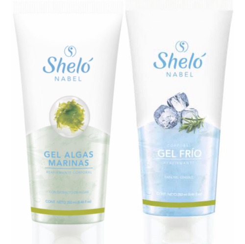 Gel De Algas Marinas + Gel Frio Reafirm. Pack 2 Shelo Nabel.