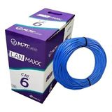 Caixa De Cabo 100% Cobre Cat6 Mpt 50 Metros