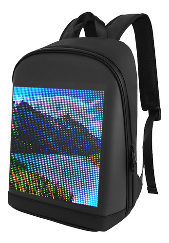 Mochila Escolar Pantalla Led Personalizable Hombres Estudian