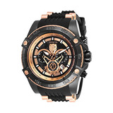 Invicta 26804 Marvel Quartz, Esfera Negra Multifunción Para