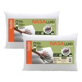 Kit 2 Travesseiros Nasa Alto Luxo Duoflex Viscoelástico 17