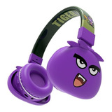 Fone De Ouvido Infantil Headphone Jellie Monsters Roxo Cor Lilás Cor Da Luz Lilás