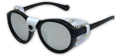 Lentes Steampunk White Snow + Estuche My03