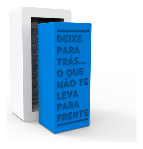 Molde De Silicone Retangular Vela Deixe Para Trás Ib-1784