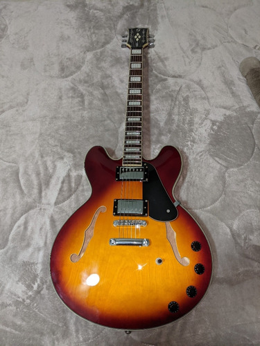 Guitarra Giannini Diamond Semi Acústica Sunburst