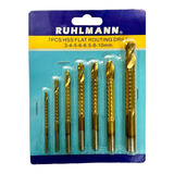 Kit Juego 7 Mechas Hss Titanio Corte Lateral Ruhlmann