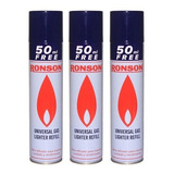  3 Gas Ronson 300 Ml / Maxtabacos