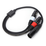 Jorind Cable Xlr Macho De 5 Pines A Hembra Doble Xlr De 3 Pi