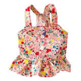 Vestido Mascota  Floral Gato Perro Camisa 