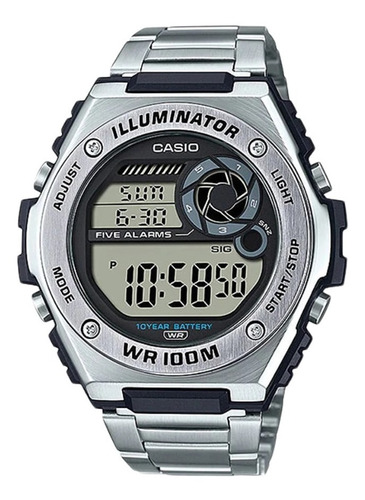 Reloj Casio Hombre Mwd-100hd-1a Deportivo Acero Digital 100m