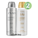 Kit Desodorante Aerossol Zaad E Lily 2un