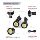 4 Bombillas Led De 18 Mm Con Forma De Ojo De Águila, Luces D