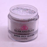 Glam Glits - Polvo Acrílico (1 Onza), Plata De Ley