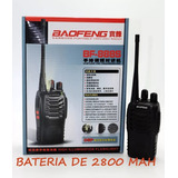 Radio Walkie Talkie Baofeng Bf-888s Uhf X2 Bateria 2800m Ah