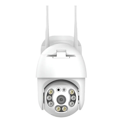 Camara Seguridad Exterior 8mp 4k Ptz Wifi Icsee Ovnif Y Rj45 Color Blanco | Meses sin interés