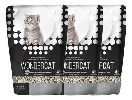 Wondercat Esferas Nacionales Neutro X 4kg