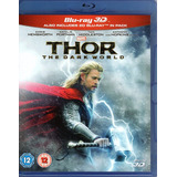 Thor 2 Un Mundo Oscuro Marvel Europea Pelicula Blu-ray 3d