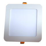 10 Pz Spot Led Cuadrado 9w Empotrable Plafon O Bote 12cm P Color Luz Blanca Luz (fria 6500k)