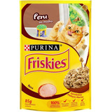 Caixa Sachês Friskies Peru Ao Molho 85g