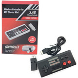 Control Inalámbrico Nes 2.4 G Negro Con Batería De Litio