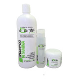 Shampoo Vitamina 1l + Vitamina E 150gr + Seda Cristal 120ml