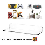 Kit 3 Organizador De Parede Adesivo Sem Furar A Parede 30x2