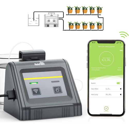 Sistema De Riego Automático Por Wifi Plantas Macetas I...