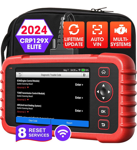 Crp129x Elite 2023 Nuevo Escáner Obd2 Para Automóvil, 8 Rest