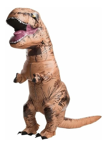 Disfraz Inflable Dinosaurio T-rex Halloween Con Inflador