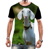 Camiseta Camisa Animais Da Fazenda Cabra Cabrito Bode Hd 1